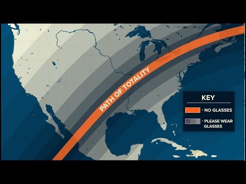 2024 Solar Eclipse: Path of totality across United States