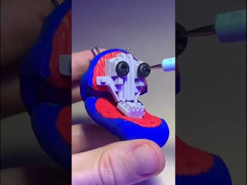 Withered Bonnie mask sculpture | FNAF clay art #shorts