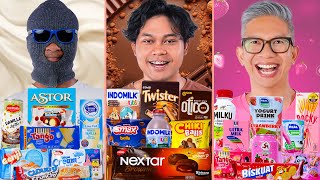 BERBURU MAKANAN VANILA COKLAT STROBERI!!