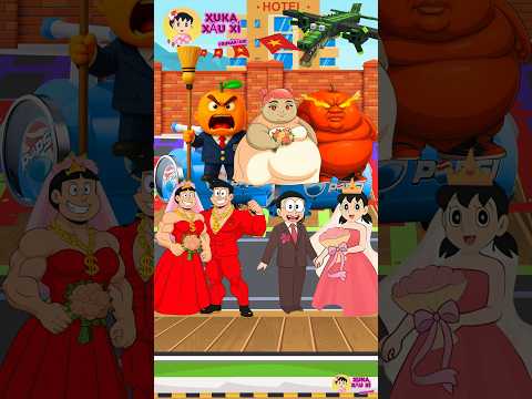 Ai là ba mẹ của Shizuka mới được lên xe lửa #brainrot #tungtungtungsahur #nobita #hoathinh