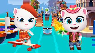 Cowboy Angela Gold Run Vs Persimson Angela Gold Run - Talking Tom Gold Run