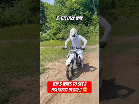 The top 3 BEST ways to set your own hole shot device!! 😱