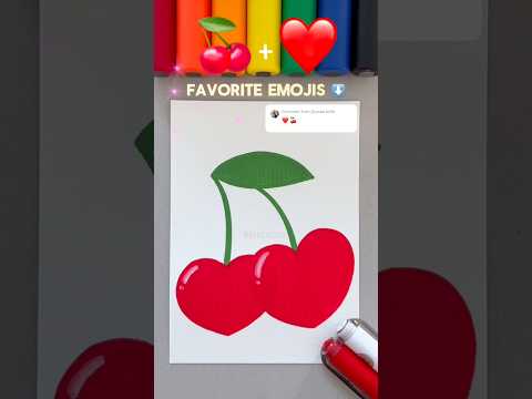 Comment Your Favorite Emojis ⬇️ #shorts #youtubeshorts #art #drawing #love #easydraw #doodleart #fyp