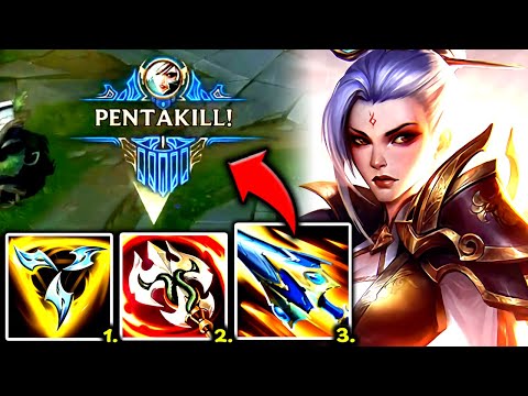 MY BEST RIVEN 1V9 PENTA KILL OF SEASON 14! (YOU'LL LIKE THIS ONE) - S14 Riven TOP Gameplay Guide