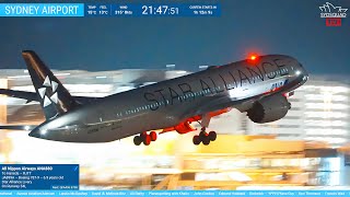 🔴 Beautiful NIGHT Plane-Spotting @ Sydney Airport SYD with Kurt 🔴
