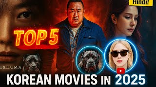 Top 5 Korean Movies in 2025 🍿 || Hindi dubbed movies || New releases | Korean action