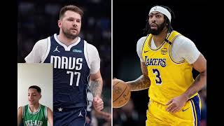 Lakers trade for Luka donic and ad gets sent to mavs reaction #espn #lakers #firstthingsfirst #espn