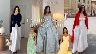 FASHION NOVA TRY ON HAUL | Spring 🍰🌷🌼