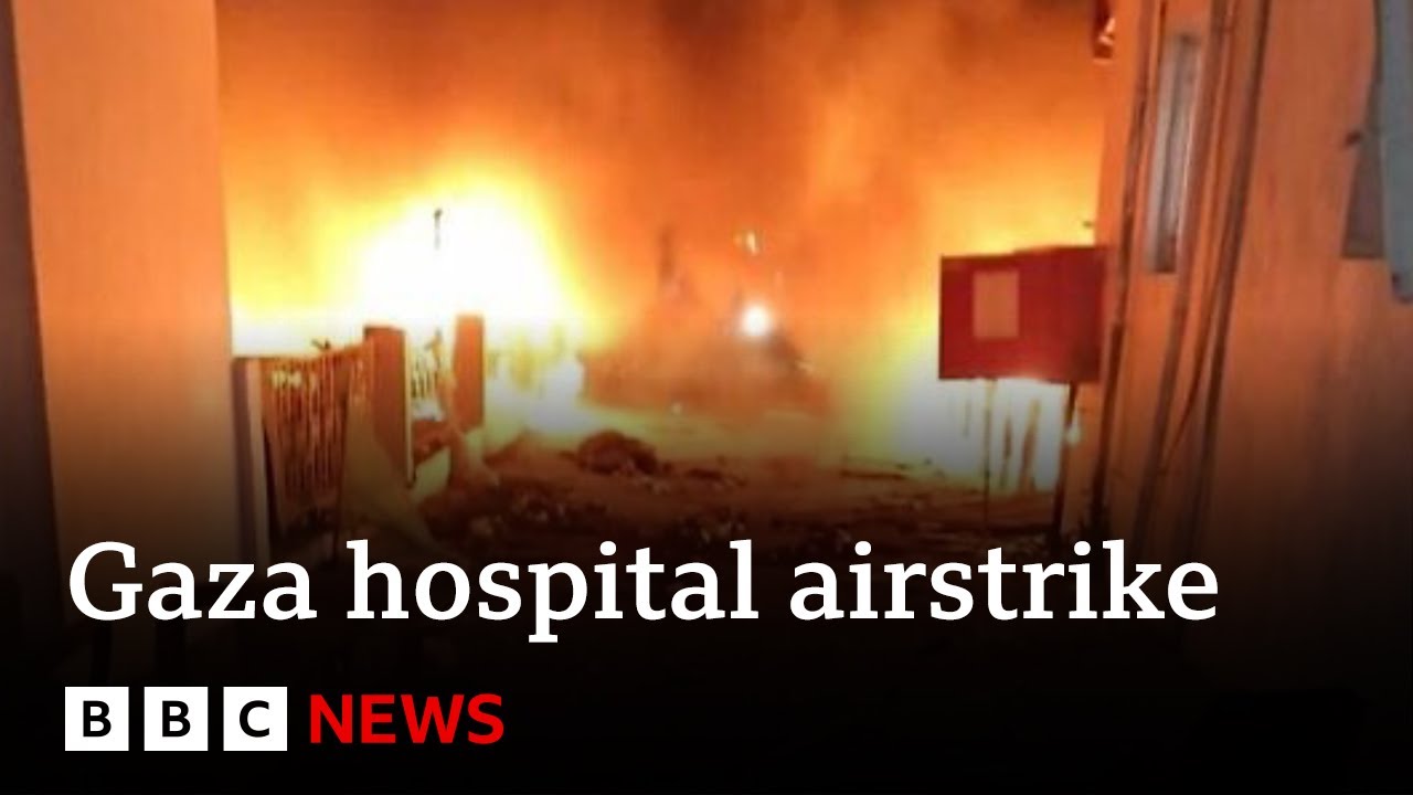 Hundreds dead in horrific airstrike: Israel denies it attacked Gaza hospital – BBC News