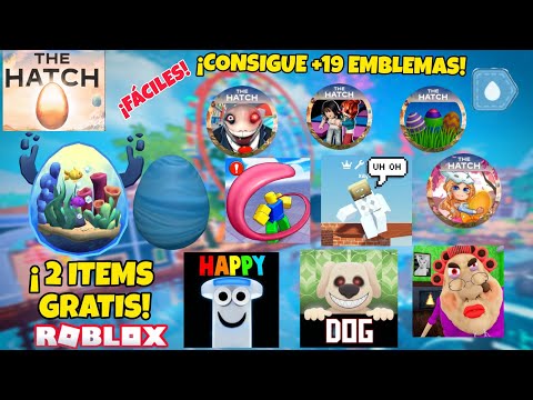 ✅¡COMO CONSEGUIR 2 ITEMS GRATIS! Y 19 JUEGOS FÁCILES (BIOMA AGUA)EN ROBLOX! EVENTO THE HATCH 2025💧