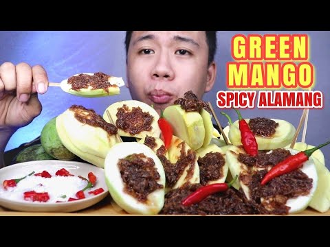 Mangga Mukbang | Green Manggo Mukbang | Cravings Mukbang | Sarap nito | Street Food Mukbang |Mukbang