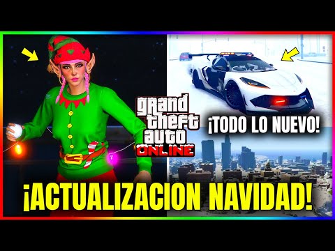 NUEVA ACTUALIZACION de NAVIDAD En GTA5 Online! ¡TODO LO NUEVO! NIEVE, COCHES, REGALOS y MÁS! Mystic