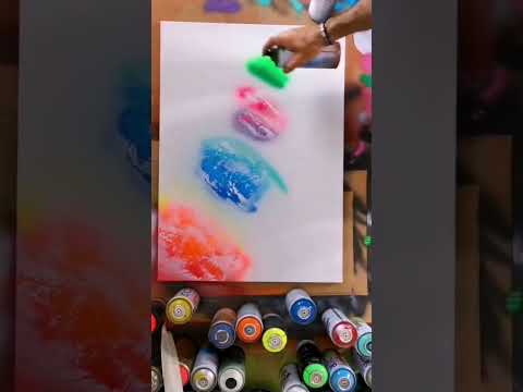 Universo spray Art🪐🌎 #universe #pianeti #spraypaint #sprayart #sfida #spazio
