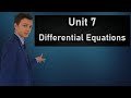 Differential Equations Concepts Review