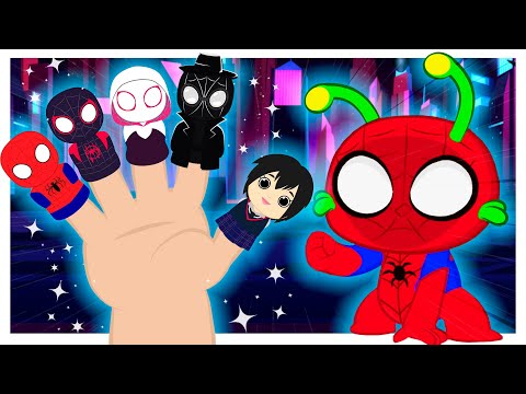Finger Family SPIDERVERSE! | Cartoons for Kids | Groovy the Martian