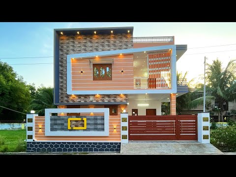 வீடு கட்டினா இப்படி கட்டுங்க😍🏡| அசத்தலான Architect Design 3BHK Duplex House with Stunning Interior