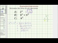 Exponential Expressions Quiz