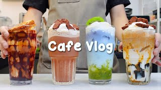 🥝나는 과일 요거트 스무디를 좋아해요🍍지치고 힘들 땐 음료 ASMR로 힐링해요/카페브이로그/Cafe Vlog/ASMR/Tasty Coffee