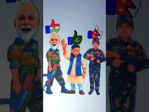 India ๐ฎ๐ณ Nepal ๐ณ๐ต Pakistan ๐ต๐ฐ ILove๐๐|| ๐ฎ๐ณ๐ณ๐ต๐ต๐ฐ Independence Day Drawing #shorts #art #ashortaday