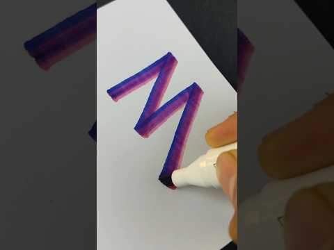 جربت ترسم بقلم فيه 3 ألوان في وقت واحد!😯متوقعتش النتيجة🔥