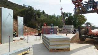 YouTube video thumbnail: California Construction Company Builds Home in 4 Days
