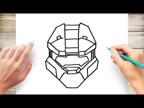 How to Draw Master Chief step by step