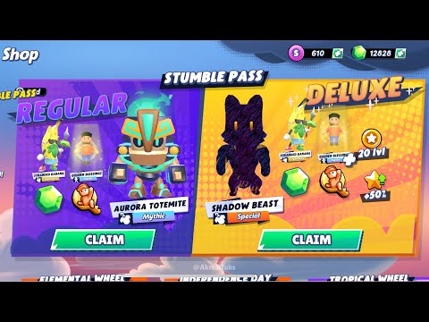 NEW STUMBLE PASS JULY 2025 STUMBLE GUYS 0.88.1