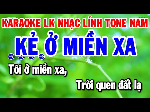 Karaoke Liên Khúc Tone Nam Nhạc Sống Dễ Hát 2025 | Kẻ Ở Miền Xa – Thành Phố Sau Lưng | Thanh Hải