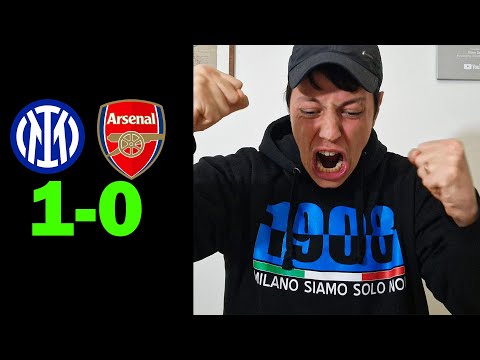 INTER 1-0 ARSENAL - BISSECK ZITTISCE TUTTI !! INTER EROICA !! CHE BATTAGLIA EMOZIONANTE !!!