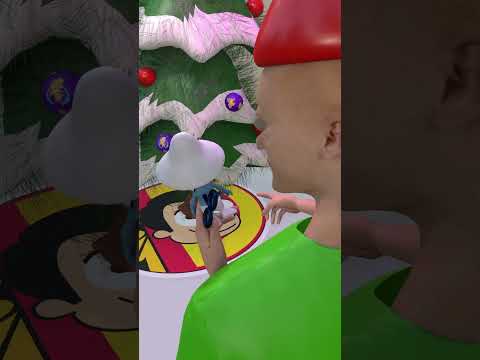 cringy brain bald guy christmas and shailushai smurf cat