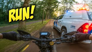 FULL SPEED MOTORCYCLE POLICE CHASE | BIKERS VS COPS | 2025