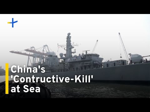 YouTube video thumbnail: UK Ship Reports Mock Attack by Chinese Jets in Taiwan Strait