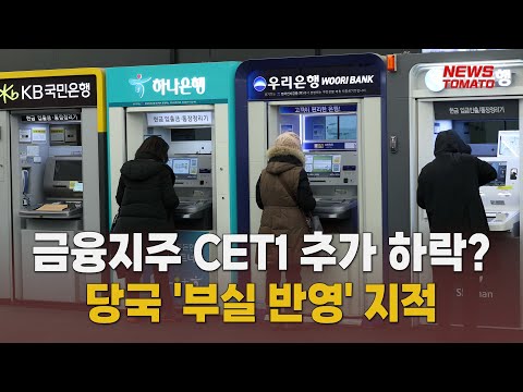 금융지주 CET1 선방…부실 추가 반영시 하락 우려 [말하는 기자들_금융_0210]