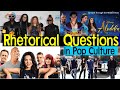 Exploring Rhetorical Questions in Pop Culture