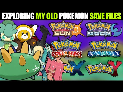 Exploring my OLD Pokemon SAVE FILES | Massive Shiny Pokemon Collection (Pokemon Sun & Moon X/Y ORAS)
