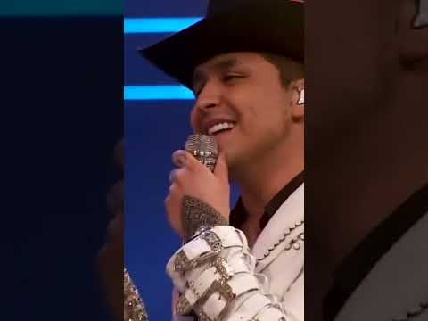 Christian Nodal y Belinda cantan JUNTOS en La Voz ❤️  | #lavozglobal #shorts