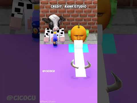KETIKA LA VACA SATURNO SATURNITA DIKERJAIN UDIN DIN DIN DUN⁉️ #shorts #roblox #minecraft #sprunki