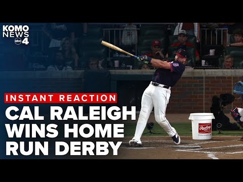 Instant reaction: Cal Raleigh wins the Home Run Derby!
