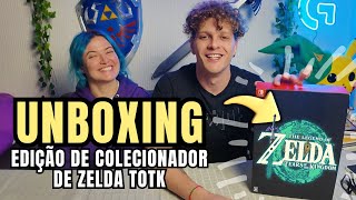 (Unboxing) EDIÇÃO de COLECIONADOR de ZELDA TEARS of the KINGDOM!! Partipação @Ithuriana