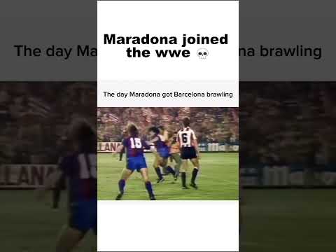 Maradona fighting ๐๐ฅ #football #maradona #maradona10 #pele #ronaldo #barcelona #barca #messi #cr7