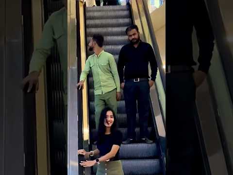 Phone sneching prank gonna wrong??#funny #prank #escalator #viral #shorts #comedyvideo
