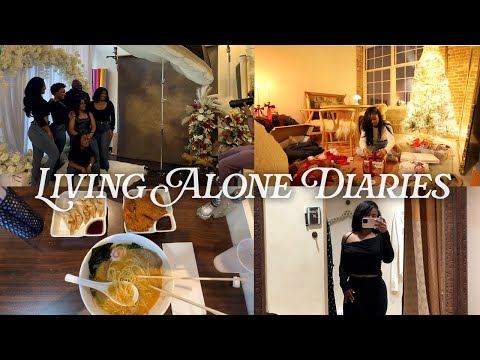 Living Alone Diaries | love & friendship, family photoshoot, realistic days in my life & more!