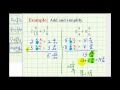 Adding Mixed Numbers and Fractions