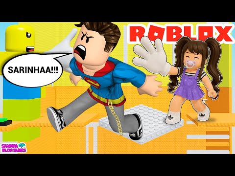 LEVAMOS A SARINHA BEBÊ NO SLAP TOWER X DO ROBLOX