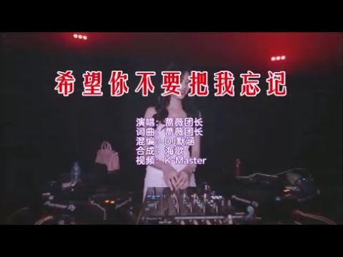 蔷薇团长 《希望你不要把我忘记 （DJ默涵版）》 KTV 导唱字幕 （备有伴奏视频）