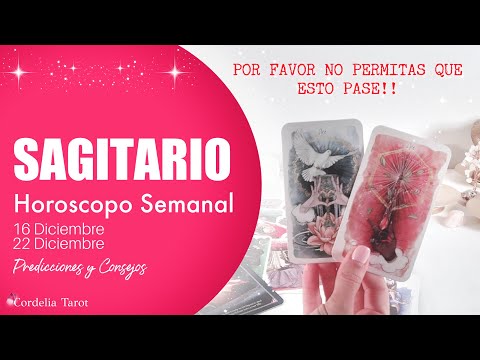 ⭐️SAGITARIO! PERO.... QUE HA PASADO AQUI??? Horóscopo / Tarot Semanal Cordelia