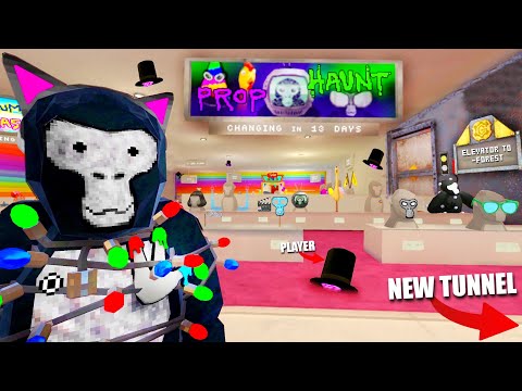 Gorilla Tags NEW CRAZY Prop Hunt Update (New Elevators)