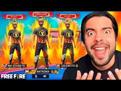 REUNI 4 SAKURAS S2 EN FREE FIRE! +50KILLS ESCUADRA DEL TERROR!