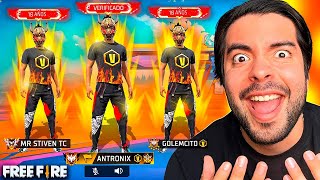 REUNI 4 SAKURAS S2 EN FREE FIRE! +50KILLS ESCUADRA DEL TERROR!