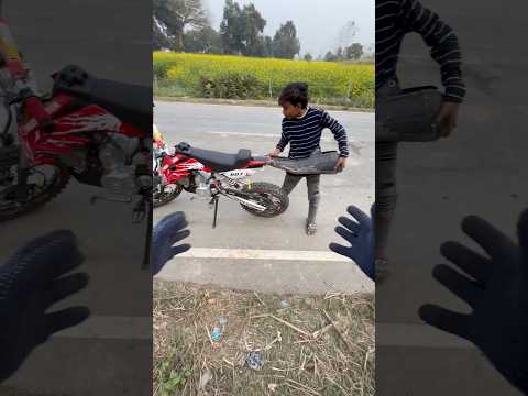 Dirt Bike Mein Lagaya silencer #minivloger #short #shortvideo